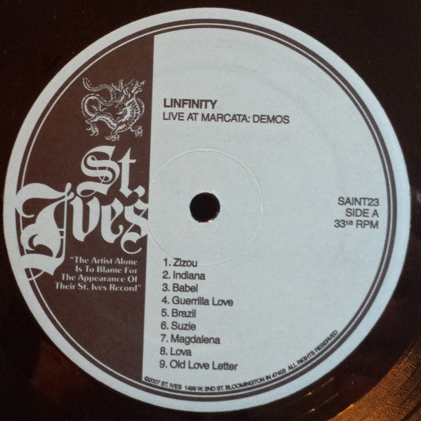 Linfinity - Live At Marcata: Demos (NM or M-) (Vinyl LP)