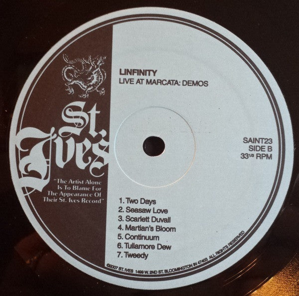 Linfinity - Live At Marcata: Demos (NM or M-) (Vinyl LP)