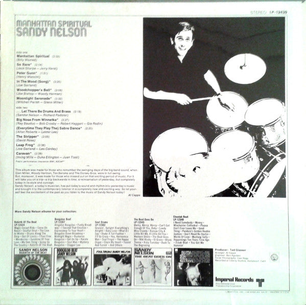 Nelson, Sandy - Manhattan Spiritual (VG+) (Vinyl LP)