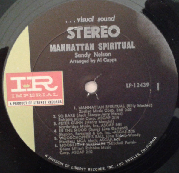 Nelson, Sandy - Manhattan Spiritual (VG+) (Vinyl LP)