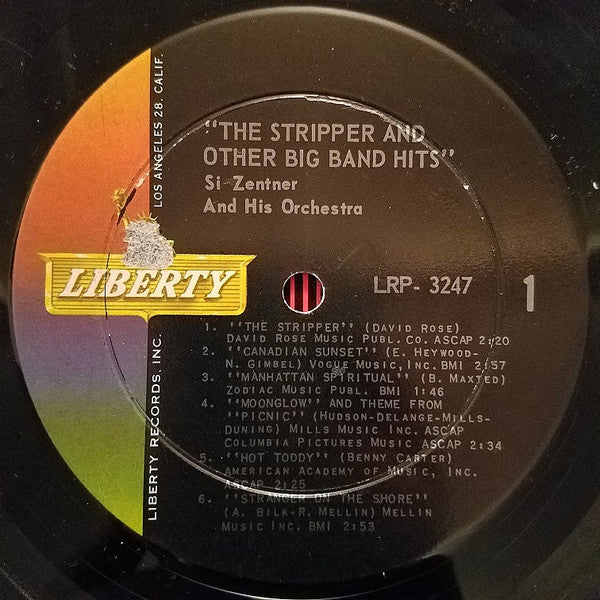 Zentner, Si And His Orchestra - The Stripper And Other Big Band Hits (VG+) (Vinyl LP)