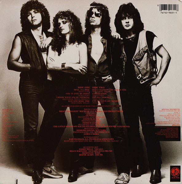 Headpins - Line Of Fire (VG+) (Vinyl LP)