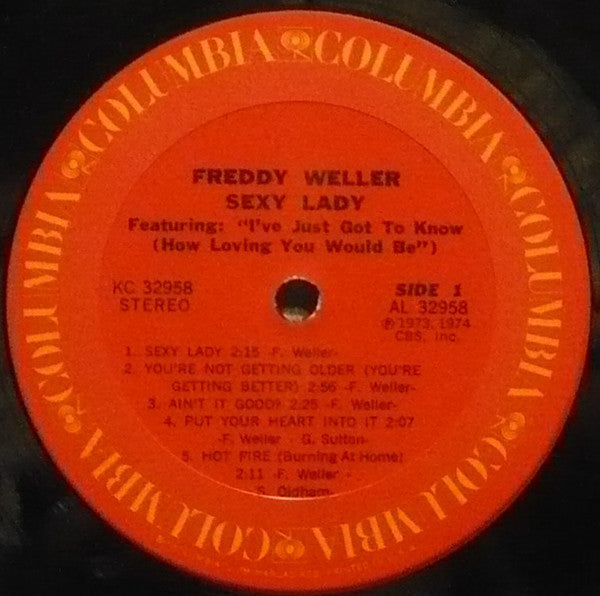 Weller, Freddy - Sexy Lady (VG+) (Vinyl LP)