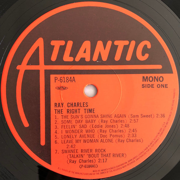 Charles, Ray - The Right Time (Vinyl, NM or M-) (Vinyl LP)