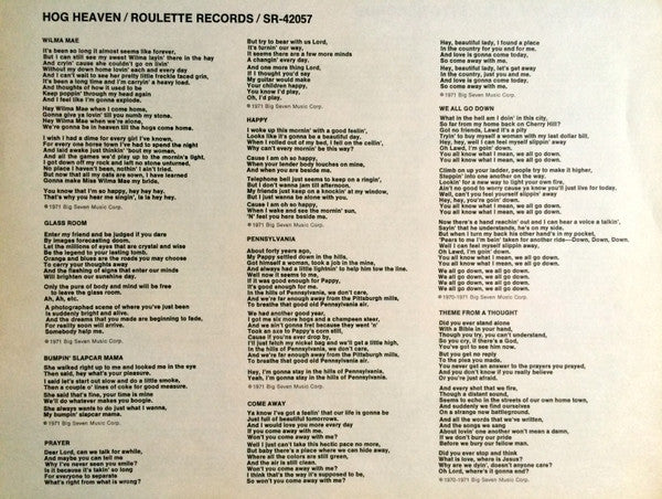 Hog Heaven - Hog Heaven (VG+) (Vinyl LP)