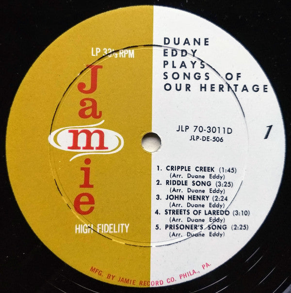 Eddy, Duane - Songs Of Our Heritage (VG) (Vinyl LP)