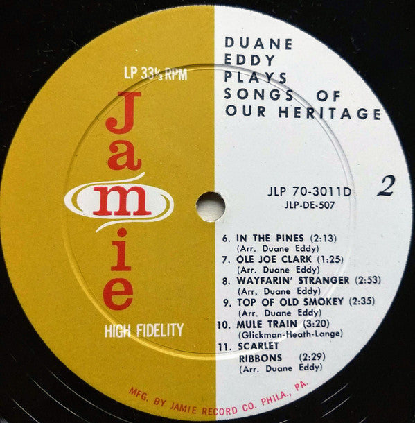 Eddy, Duane - Songs Of Our Heritage (VG) (Vinyl LP)