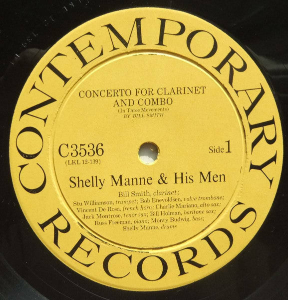 Manne, Shelley & His Men - Vol. 6:  "Concerto For Clarinet & Combo," Etc. (Vinyl, VG) (Vinyl LP)