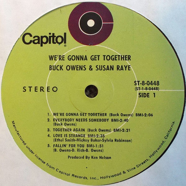 Owens, Buck & Susan Raye - We're Gonna Get Together (NM or M-) (Vinyl LP)