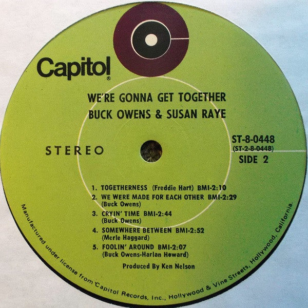 Owens, Buck & Susan Raye - We're Gonna Get Together (NM or M-) (Vinyl LP)