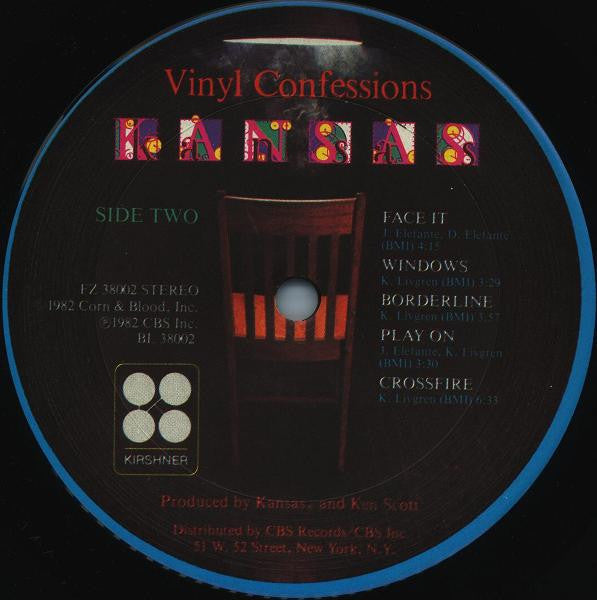 Kansas  - Vinyl Confessions (Vinyl, VG+) (Vinyl LP)