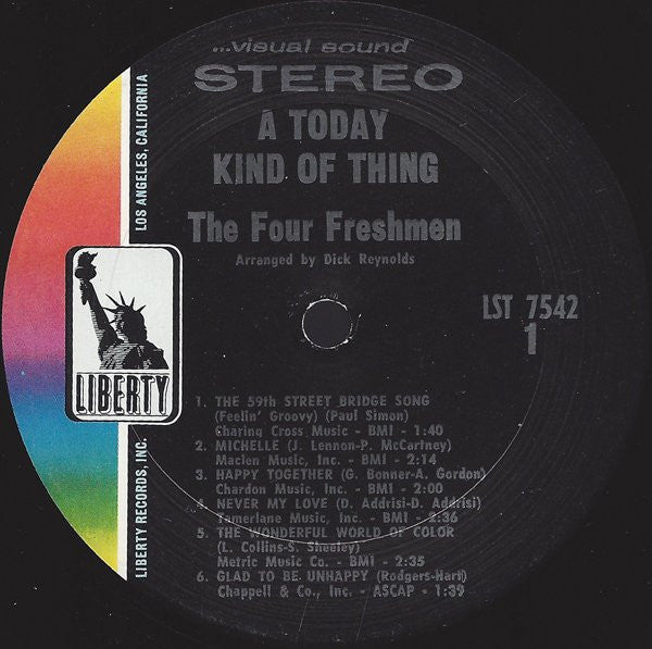 Four Freshmen - A Today Kind Of Thing (VG+) (Vinyl LP)