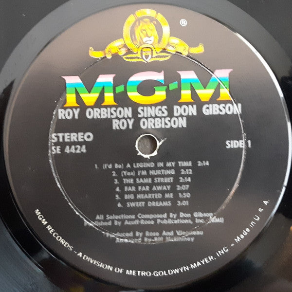 Orbison, Roy - Roy Orbison Sings Don Gibson (G+) (Vinyl LP)