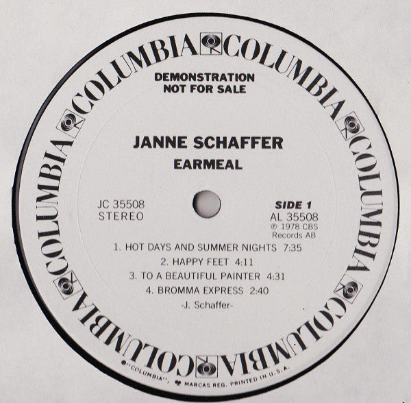 Schaffer, Janne - Earmeal (VG+) (Vinyl LP)