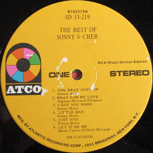 Sonny & Cher - The Best Of Sonny & Cher (Vinyl, VG+) (Vinyl LP)