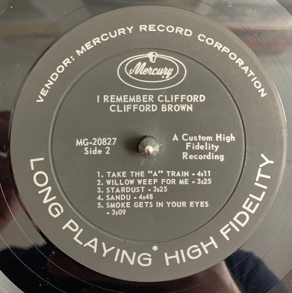 Brown, Clifford - Remember Clifford (VG) (Vinyl LP)