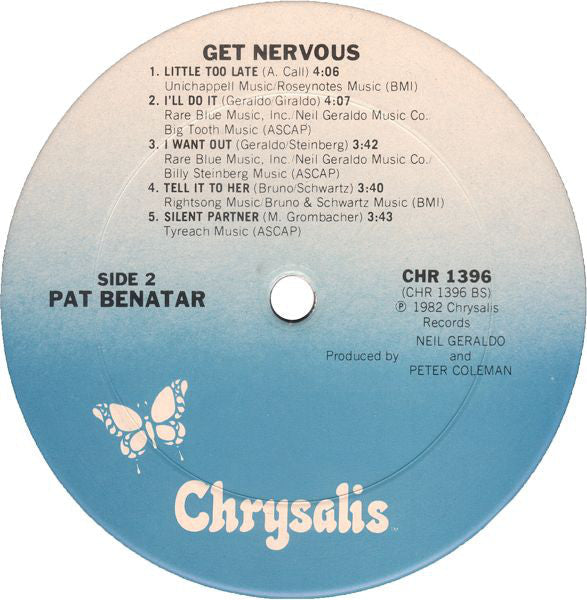 Benatar, Pat - Get Nervous (Vinyl, VG+) (Vinyl LP)