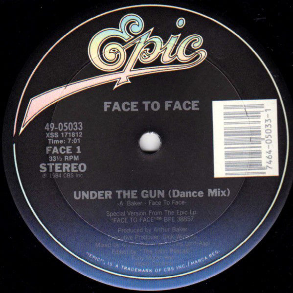 Face To Face - Under The Gun (VG+) (Vinyl LP)