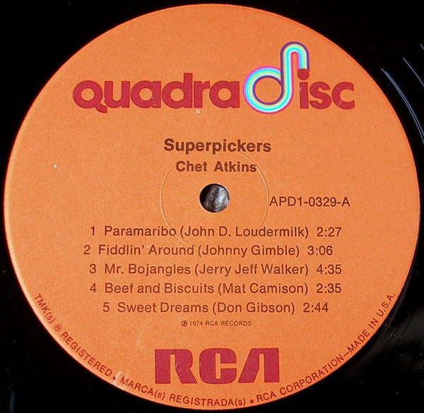 Atkins, Chet - Superpickers (VG+) (Vinyl LP)