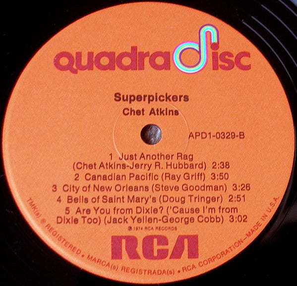 Atkins, Chet - Superpickers (VG+) (Vinyl LP)