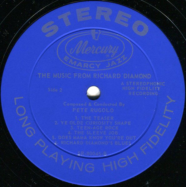 Richard Diamond, The Music From - Rugolo, Pete (VG) (Vinyl LP)