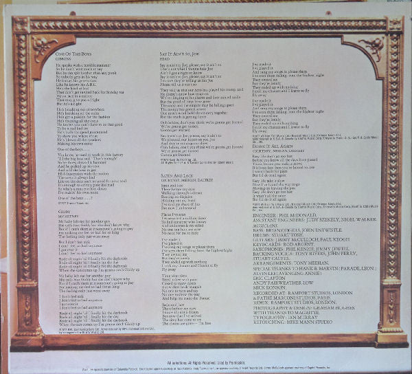 Daltrey, Roger - One Of The Boys (VG+) (Vinyl LP)