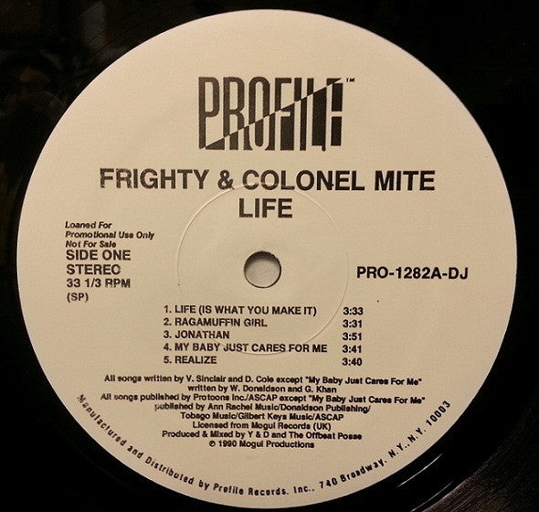 Frighty & Colonel Mite - Life (VG+) (Vinyl LP)