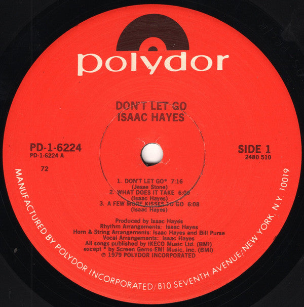 Hayes, Isaac - Don't Let Go (VG+) (Vinyl LP)