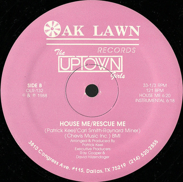 Uptown Girls - Rescue Me (VG+) (Vinyl LP)