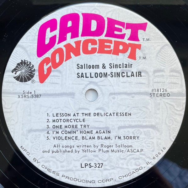 Salloom-Sinclair - Salloom-Sinclair (NM or M-) (Vinyl LP)