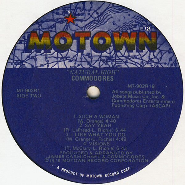 Commodores - Natural High (Vinyl, VG+) (Vinyl LP)