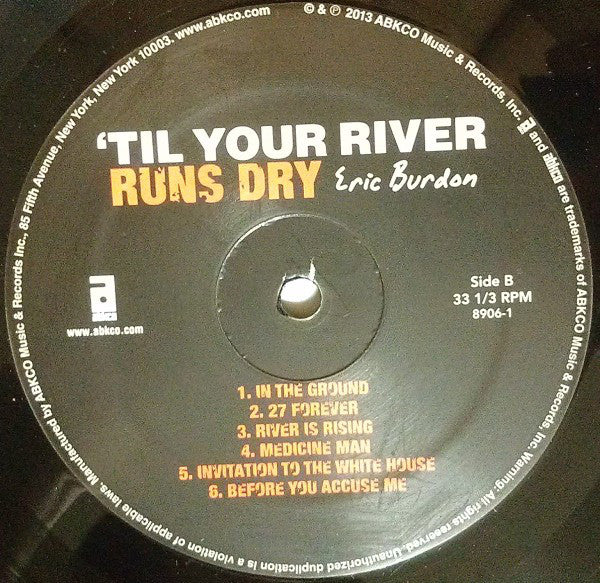 Burdon, Eric - 'Til Your River Runs Dry (M) (Vinyl LP)
