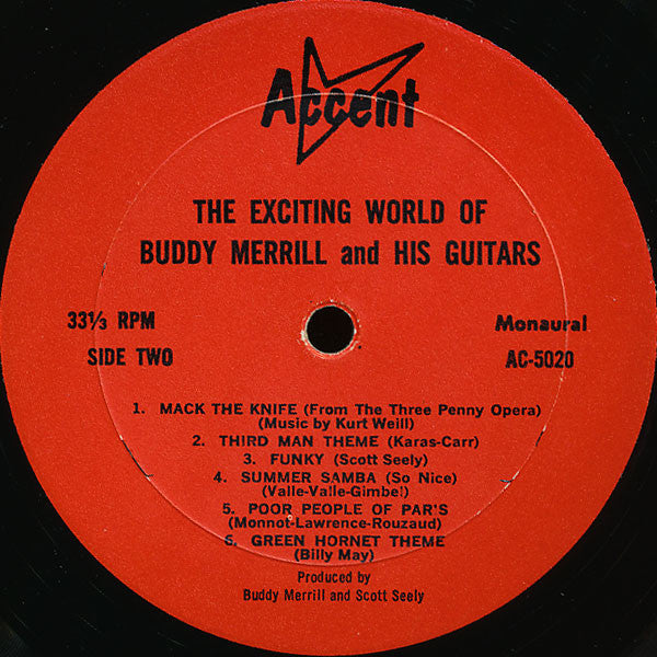 Merrill, Buddy - The Exciting World Of Buddy Merrill And His Guitars (VG+) (Vinyl LP)