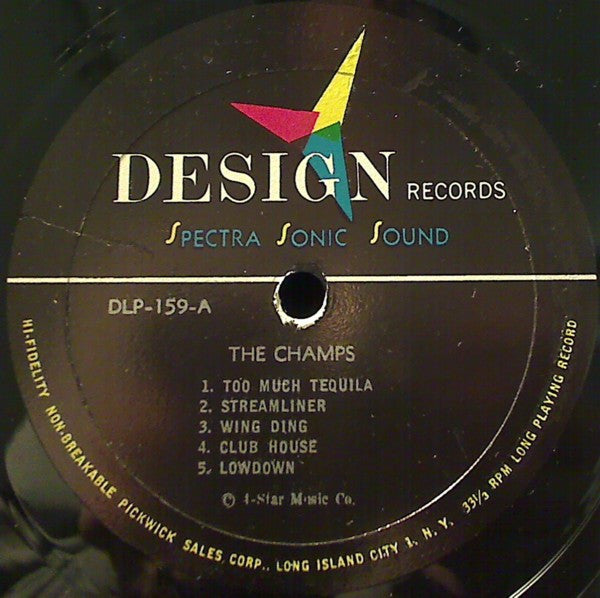Champs / The Fabulous Cyclones - Spotlight On The Champs & The Fabulous Cyclones (VG+) (Vinyl LP)