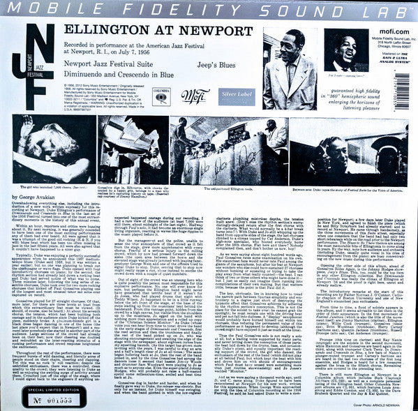 Ellington, Duke And His Orchestra - Ellington At Newport (Vinyl, M) (Vinyl LP)