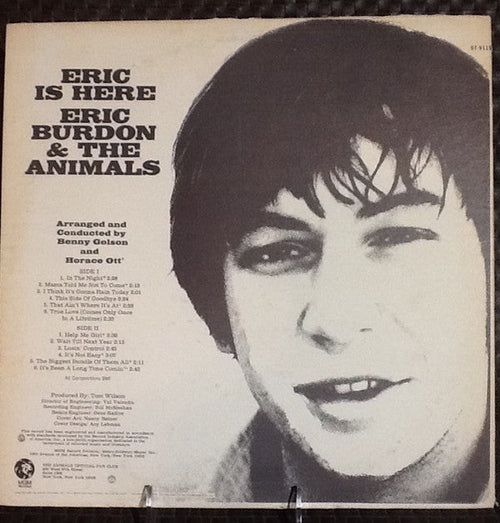 Burdon, Eric & The Animals - Eric Is Here (VG+) (Vinyl LP)
