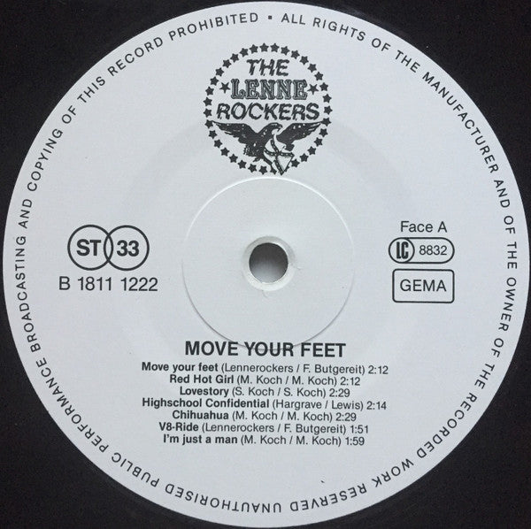 Lennerockers - Move Your Feet (VG+) (Vinyl LP)