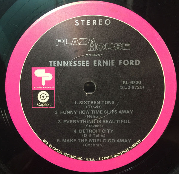Owens, Buck & Tennessee Ernie Ford - Music Hall (Country Gold Award Album) Buck Owens & Tennessee Ernie Ford (VG+) (Vinyl LP)