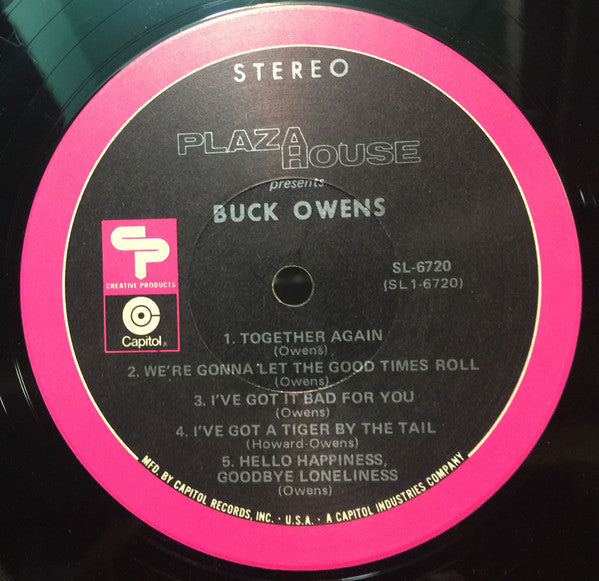 Owens, Buck & Tennessee Ernie Ford - Music Hall (Country Gold Award Album) Buck Owens & Tennessee Ernie Ford (VG+) (Vinyl LP)