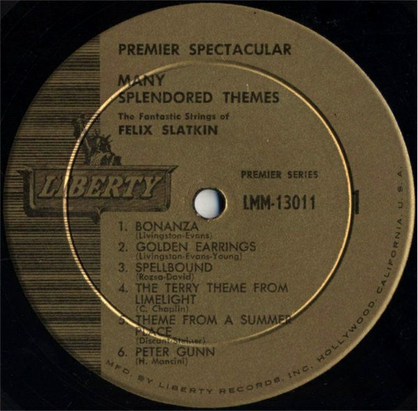 Slatkin, Felix - Many Splendored Themes (VG+) (Vinyl LP)