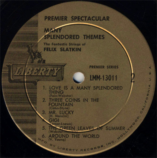 Slatkin, Felix - Many Splendored Themes (VG+) (Vinyl LP)