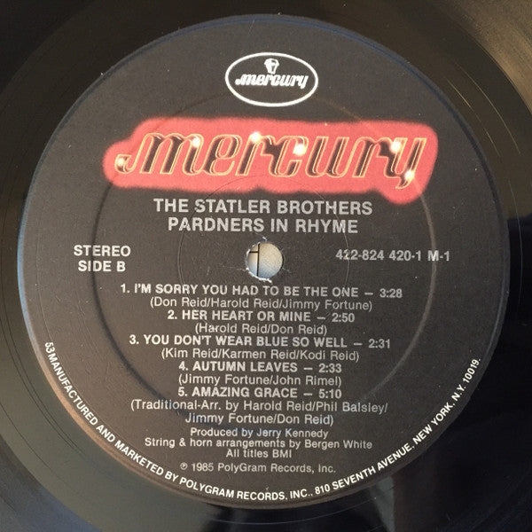 Statlers - Pardners In Rhyme (M) (Vinyl LP)