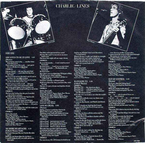Charlie  - Lines (VG+) (Vinyl LP)