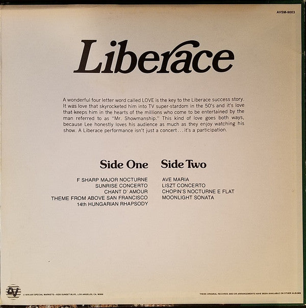 Liberace - Liberace (VG) (Vinyl LP)