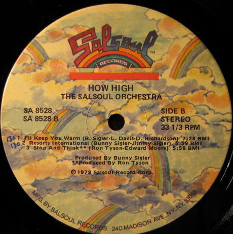 Salsoul Orchestra - How High (VG+) (Vinyl LP)