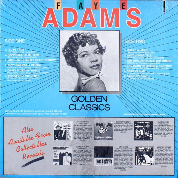 Adams, Faye - Golden Classics (M) (Vinyl LP)