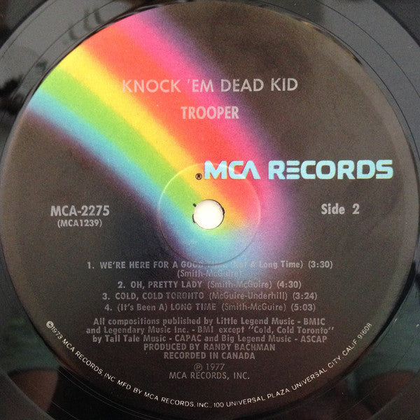 Trooper - Knock 'Em Dead Kid (VG) (Vinyl LP)