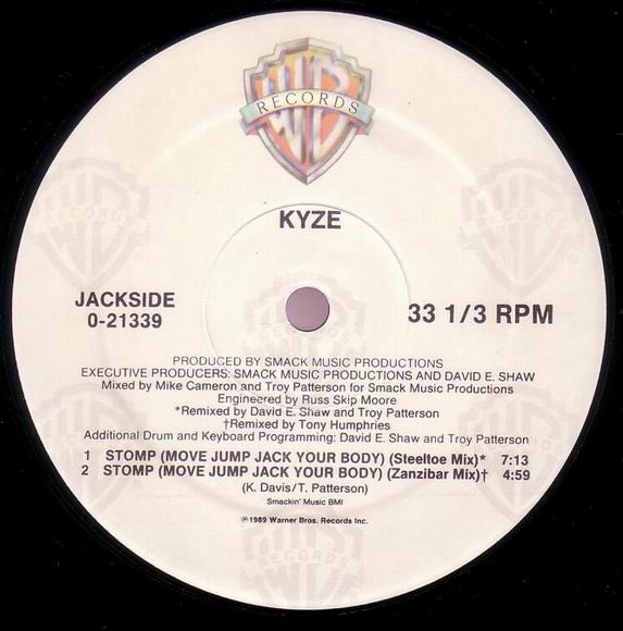Kyze - Stomp (Move Jump Jack Your Body) (VG+) (Vinyl LP)