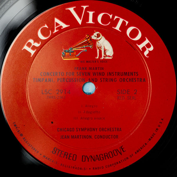 Chicago Symphony Orchestra, Jean Martinon, Varese / Martin - Arcana / Concerto For Seven Wind Instruments, Timpani, Percussion And String Orchestra (Vinyl, VG) (Vinyl LP)