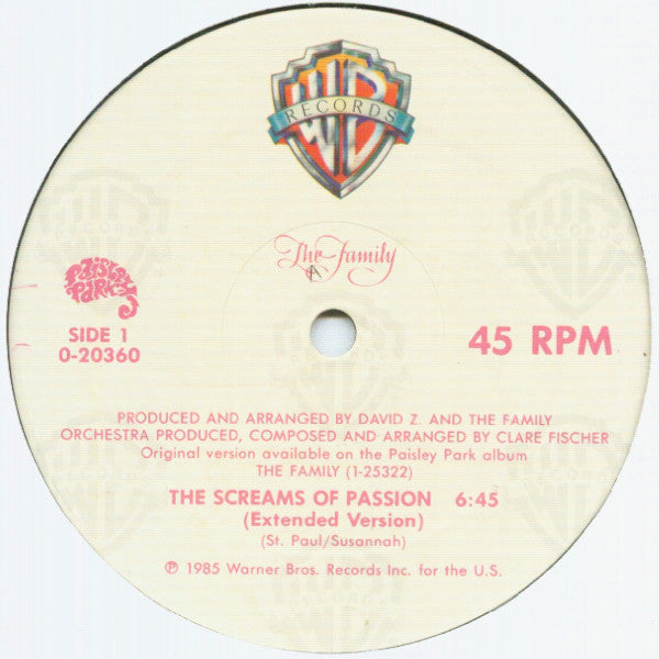 Family - The Screams Of Passion (VG+) (Vinyl LP)